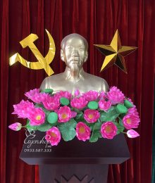 Hoa lụa, hoa giả Uyên shop, Hoa tượng Bác Hồ