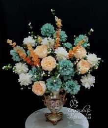 Hoa lụa, hoa giả Uyên shop, Hoa Lụa Phòng Khách