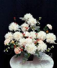 Hoa lụa, hoa giả Uyên shop, Bình Hoa Nghệ Thuật