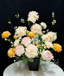 Hoa lụa, hoa giả Uyên shop, Hoa Để Bàn