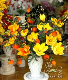 Hoa lụa, hoa giả Uyên shop, Mộc Lan nghệ thuật