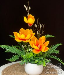 Hoa lụa, hoa giả Uyên shop, Nghệ thuật hoa Mộc Lan