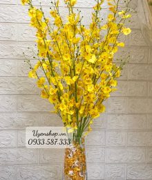 Hoa lụa, hoa giả Uyên shop, Lọ Hoa Lan Vũ Nữ