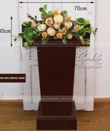 Hoa lụa, hoa giả Uyên shop, Hoa Bục Phát Biểu-Hội Nghị