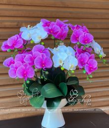 Hoa lụa, hoa giả Uyên shop, Sang Trọng cùng Lan Hồ Điệp