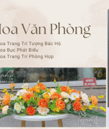 Hoa lụa, hoa giả Uyên shop, Hoa Văn Phòng