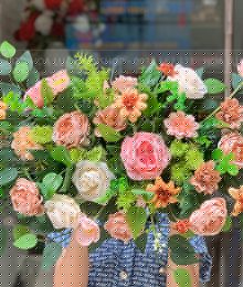 Hoa lụa, hoa giả Uyên shop, Lãng Hoa Bục Phát Biểu Nhỏ