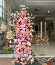 Hoa lụa, hoa giả Uyên shop, Cây Hoa Lụa Trang Trí Sự Kiện, Backdrop, Cổng Chào