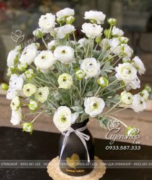 Bình Hoa Mao Lương Trang Trí Phòng Khách Hoa lụa, hoa giả Uyên shop, Bình Hoa Mao Lương Trang Trí Phòng Khách