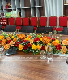 Hoa lụa, hoa giả Uyên shop, Lãng Hoa Phòng Họp Dài