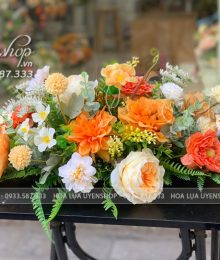 Hoa lụa, hoa giả Uyên shop, Lãng Hoa Bàn Hội Nghị Nhỏ