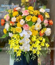 Hoa lụa, hoa giả Uyên shop, Lãng Hoa Bục Phát Biểu/ Bục Nói Chuyện