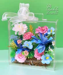 Hoa lụa, hoa giả Uyên shop, Box Hoa Lụa Cao Cấp