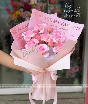 Bó Hoa Hồng Sáp Bó Hoa Hồng Sáp - Uyên Shop