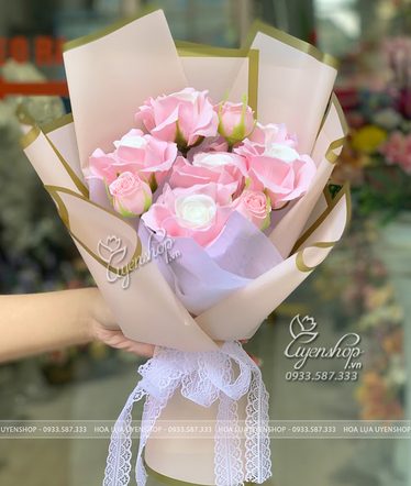 Bó Hoa Hồng Sáp Thơm Bó Hoa Hồng Sáp Thơm - Uyên Shop
